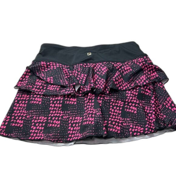 FILA Pink Layered Tennis Skirt Skort Size Small Pickleball Tennis Running - Picture 1 of 12